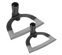 POPETPOP 2 Pièces Houe de Désherbage Creuse en Acier Inoxydable pour Jardinage et Agriculture, Outil Manuel Polyvalent Design Classique pour Désherber et Ameublir Le Sol
