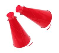 POPETPOP 2 Pièces Klaxon Les Mégaphones Applaudissent Jouets De Bruiteur De Fête Mégaphones Pour De Fête Mégaphones Portables Bravo Le Bruiteur De La Fête Rouge Plastique