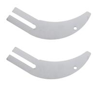 POPETPOP 2 Pièces Lame de Division Prévient le Rebond du Bois pour Scie sur Table en Acier Chromé Argenté, Facile à Installer Travail du Bois DIY