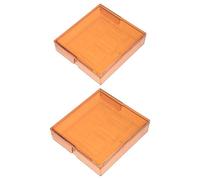 POPETPOP 2 Pièces Light-resistant Ampoule Storage Case With Lid Portable Bottle Protector Box For Lab Vial Transportation And Impact Absorption