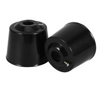 POPETPOP 2 pièces Lot de Cache-poussière pour Ventilateur de Plafond Accessoires Décoratifs Capuchons Canopy Résistants Compatible Plusieurs Modèles Protection et Style Intérieur