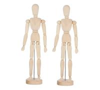 POPETPOP 2 pièces Mannequin Articulé Décoratif DIY Art Artisanat pour Dessin et Décoration Intérieure
