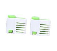 POPETPOP 2 pièces Manuel Couches Trancheur Cake Slicer Abs Alimentaire Outil Pâtisserie DIY pour Tranches Uniformes de Toast Sandwich et Gâteau Accessoire Pratique pour Cuisine Vert