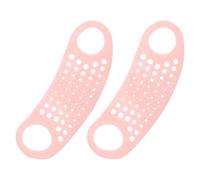 POPETPOP 2 Pièces Masque de Lifting du Visage, Bande de Maintien en Silicone Rose, Confortable, pour Affiner le Visage et Réduire le Double Menton, Bureau et Voyage