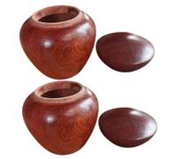 POPETPOP 2 pièces Mini Urnes Bois pour Cendres Humaines et Animaux Urnes Commémoratives Compactes et Scellées Portable