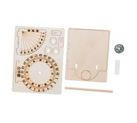 POPETPOP 2 pièces Modèle de DIY Éducatif Horloge Ancienne Scientifique Pédagogique pour Garçon Fille Expérience Scientifique Solaire Manuel
