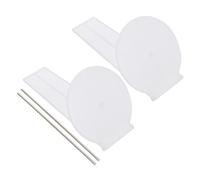 POPETPOP 2 pièces Modèle Scientifique de Cadran Solaire Plastique Horloge Solaire Apprentissage DIY Instrument Observation Ombre pour Étudiants et Débutants Décoration de Bureau Portable