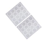 POPETPOP 2 pièces Moule Silicone Cavités pour Sceau de Cire DIY Moules Manuels Créatifs pour Fabrication de Cachets Lot de Résistant et Facile à Nettoyer Loisirs Créatifs et Artisanat