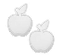 POPETPOP 2 Pièces Moule Silicone pour Résine Époxy Moules Décoratifs Forme de Fruits pour Bijoux Ornements Artisanaux Faits Main Réutilisables et Flexibles pour Décoration Maison et Fêtes