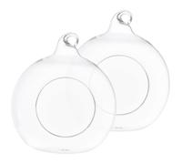 POPETPOP 2 pièces Nid Rafraîchissant pour Hamster Verre Transparent Maison pour Petits Animaux Cachette Confortable et Décorative pour Cochons Hérissons et Rongeurs