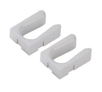 POPETPOP 2 Pièces Organisateur Mural pour Bottes en Plastique Blanc sans Perçage, Étagère à Chaussures Multifonctionnelle pour Entrée, Support pour Bottes Longues et Courtes, Facile