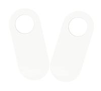 POPETPOP 2 pièces Panneaux Bois Vides pour Poignées de Porte Décorations Bois Naturel à Personnaliser pour Bricolage et Arts Créatifs de Vie et