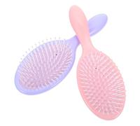 POPETPOP 2 pièces Peigne de Massage pour Cheveux Lot de Peigne Aux Macarons Rose pour Démêler et Coiffer Tout Massant
