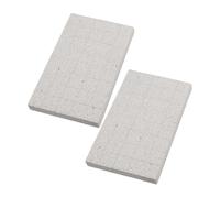POPETPOP 2 pièces Pierre Lave pour Lapins et Petits Animaux Coussin Lapin et Hamster pour Meulage des Griffes Pierre de Toilettage Naturelle pour Chinchillas Cochons et Hérissons Tapis