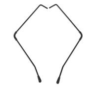 POPETPOP 2 Pièces Pince à Feuille pour Pupitre de Partition Musicale en Métal Noir, Support Léger et Stable, Accessoires pour Performances sur Pupitre