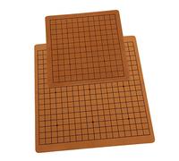 POPETPOP 2 pièces Plateau de Jeu Go Échiquier PU Souple Adapté Aux Garçon Fille et Plateau Go pour Parties Intérieures et Extérieures Couleur Aléatoire Couleur Aléatoire