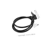 POPETPOP 2 pièces Pompe à Main Portable avec Tuyau Connecteur Double Valve Filetée de Rechange pour Pompe à Air Compatible Valves Presta et Kit