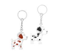 POPETPOP 2 Pièces Porte-clés Souvenir Chien Transparent pour Stockage Cheveux Boîte Mémoire Poils Animal et Compact Accessoire Voyage et Sentimental