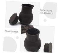 POPETPOP 2 pièces Pot de Fusion Silicone pour Chocolat et Beurre Accessoire de Cuisine Polyvalent pour Pâtisserie et Fondues Outil Pratique pour Fondre et Verser