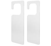 POPETPOP 2 Pièces Présentoir à Ongles Support pour Nail Art en Acrylique Transparent, Léger, Crochets, pour Salon de Manucure et Expositions Mobiles