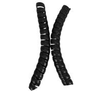 POPETPOP 2 Pièces Protection Antigriffures pour Meubles en Plastique Noir, Gaine Spirale Flexible Moderne pour Pieds de Chaise, Prévention des Dégâts pour Jeunes Plants