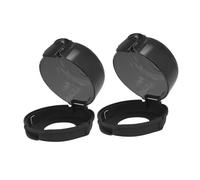 POPETPOP 2 pièces Protections pour Boutons de Cuisinière à Gaz Sécurité Garçon Fille Anti-touché Cache-pommeau Noir pour Poêle Gaz Lot de Protection Antisalissure et Antidérapante pour