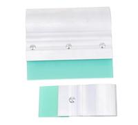 POPETPOP 2 pièces Raclette de Sérigraphie Aluminium Lame Caoutchouc Souple Outil de Raclage Léger pour Impression Écran Remplacement Pratique et Précis Couleur Aléatoire Couleur Aléatoire