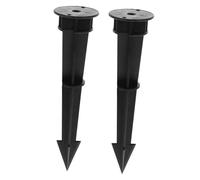 POPETPOP 2 pièces Rechange LED Piquets Plastique Résistants et Durables Accessoires pour Luminaires Jardin Lot de Stakes pour Fixation Extérieure