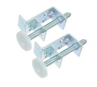 POPETPOP 2 pièces Réglables pour Meubles Acier Support Stable pour Armoires et Placards Réglage Facile pour Sols Irréguliers Lot de Adapté Parquet et Carrelage
