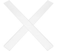 POPETPOP 2 Pièces Règle Acrylique pour Argile, Outil de Mesure Précis | Raclette Intégrée pour Lisser, Mesures Exactes, Conception Solide en Acrylique, Usage Atelier