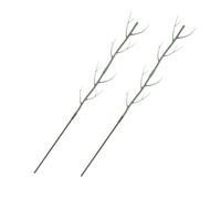 POPETPOP 2 Pièces Soutien Aux Plantes Treillis pour Plantes en Pot Treillis De Jardin en Forme De u Treillis Végétal De Forme De Feuilles Tuteur De Jardin Cadre d'escalade Green PP