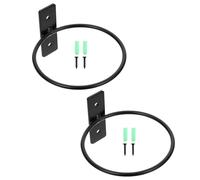 POPETPOP 2 Pièces Support Mural pour Plantes Fer Résistant Aux Intempéries Porte-Pots Suspendu Robuste pour Intérieur et Extérieur Installation Facile sans Outils Lot de Anneaux Muraux pour