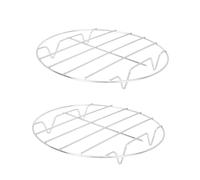 POPETPOP 2 pièces Support Panier Vapeur Acier Inoxydable Maille Rigide Résistante Chaleur Stand Multifonction pour Cuisson Vapeur Maison