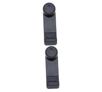 POPETPOP 2 Pièces Support Téléphone Voiture Noir Clip Aération Support Navigation Auto pour Smartphones Maintien Sécurisé et Extensible Compatible Sortie Air Conditionné
