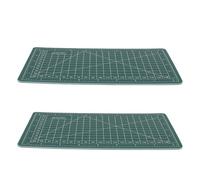 POPETPOP 2 Pièces Tapis de Protection de Table pour Découpe, Sous-main de Bureau en Pvc Vert Repères Précis, Portable, pour Ateliers Créatifs et Projets D'art, pour Artistes et Bricoleurs