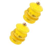 POPETPOP 2 pièces Tasse Offrande Bouddhiste Céramique Lot de Bol Eau Bénite Fleur de Lotus Blanche pour Rituel Yoga Décor Cérémonial