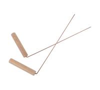 POPETPOP 2 pièces Tiges de Radiesthésie Laiton Robustes Baguettes Sourcier Portables Légères pour Camping et Chasse Extérieur Outils de Divination Pratiques et Durables