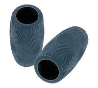 POPETPOP 2 Pièces Vase Facile à Transporter pour Cimetière Base Stable Lestée en Plastique Bleu et Structure Épaissie pour Décorations Funéraires