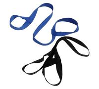 POPETPOP 2 Pièces Yoga Mat Sling Strap Adjustable Polyester Buckle Carrier for Pilates Fitness Stretching and Posture Correction
