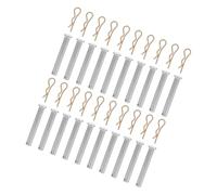 POPETPOP 20 ensembles Goupilles Verrouillage Échafaudage Broches Perforées Retainer Pin pour Fixation Stable et Montage Rapide des Accessoires de Chantier