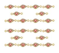 POPETPOP 20 Pièces Breloques Décoratives pour Bracelets Œil Bijoux | Pendentifs Ornementaux, Trous aux Deux Extrémités, Ne Se Déforment Pas Facilement, Ne Se Décolorent Pas