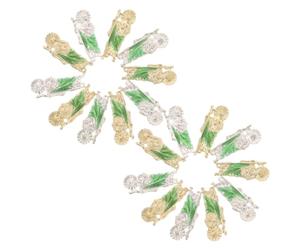 POPETPOP 20 Pièces Breloques D'ongles Rétro Occidentales pour Femmes, | Bijoux pour Nail Art, Usage Cérémonies Religieuses et Mariages, Convient aux Ongles Courts ou Longs