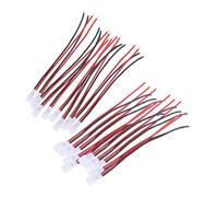 POPETPOP 20 pièces Connecteurs Silicone Ultra Haute Température Mâles Femelles Câbles Alimentation Batterie pour Rc Bateaux Voitures
