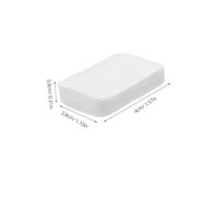 POPETPOP 20 Pièces Cotton Remover Pads Compressed Thick Soft Non Woven Facial Cleansing Circles For Makeup Removal Skincare Toner Application And Travel