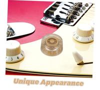 POPETPOP 20 Pièces Electric Guitar Knobs Set Durable Plastic Dome Tone and Volume Controls Precise Sound Adjustment for Electric Guitar Accessories Comfortable and Stable Handling