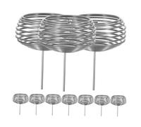 POPETPOP 20 pièces Lot de Paniers Fertilisants Acier Inoxydable pour Bonsaï et Orchidées Boîtes de Fertilisation Durables Accessoires de Jardinage Polyvalents pour Plantes Intérieur et