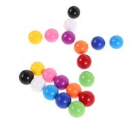 POPETPOP 20 pièces Lot de Petites Boules Plastiques Colorées pour Jeux Éducatifs Boules de Comptage Polyvalentes pour Garçon Fille Accessoires de Remplacement pour Billes Roulantes Outil