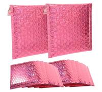 POPETPOP 20 pièces Lot de Pochettes Bulles Adhésives Compactes pour Vêtements Sacs Expédition Portables Étanches et Résistants Aux Chocs Enveloppes Rembourrées pour Colis Sécurisés