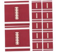 POPETPOP 20 pièces Lot de Serviettes Football Thème Fête Absorbantes et Résistantes pour Anniversaire et Événements