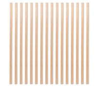 POPETPOP 20 Pièces Miniature Wooden Dollhouse Skirting Boards for DIY Craft Kits Realistic Wood Trim Molding for Tiny House Wall Borders Dollhouse Building Supplies and Accessories